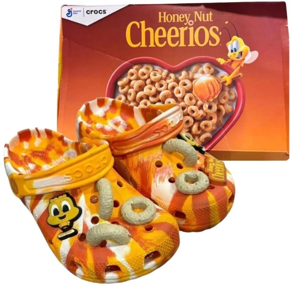 Crocs Honey Nut Cheerios Clogs Men’s 11 w Box